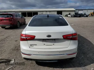 2016 Kia Cadenza Premium with VIN KNALN4D76G5216488, listed as a Copart auction lot 44564075 with 201,053 mi miles and Salvage Title. Bid and sale history available at carsss.com. Image 6.