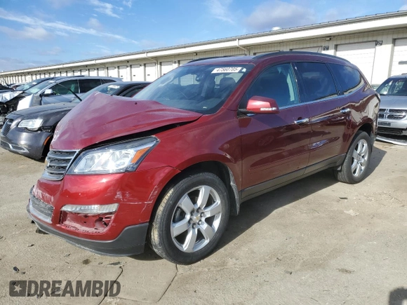 2017 Chevrolet Traverse LT with VIN 1GNKRGKD7HJ126814, listed as a Copart auction lot 47560705 with 101,884 mi miles and Salvage Title. Bid and sale history available at DreamBid. Image 1.