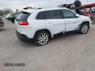 2016 Jeep Cherokee Limited with VIN 1C4PJMDB6GW170207, listed as a IAAI auction lot 41346028 with 115,525 mi miles and . Bid and sale history available at DreamBid. Image 4.
