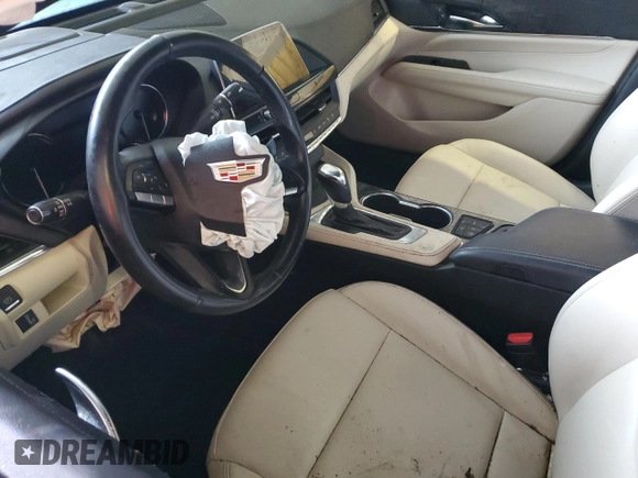 2021 Cadillac CT4 Luxury z VIN 1G6DA5RK2M0118446, wystawiony jako Copart lot #85607654 z przebiegiem 95 119 mil mil oraz Czysty tytuł • Clean title. Historia ofert i sprzedaży dostępna na DreamBid. Obrazek 7.