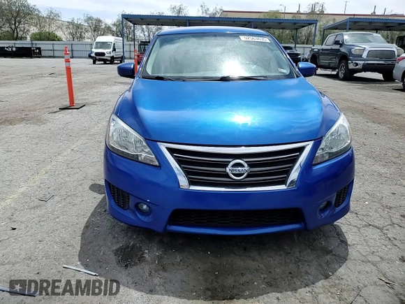 2013 Nissan Sentra FE+ S with VIN 3N1AB7AP1DL627448, listed as a Copart auction lot 52563635 with 154,428 mi miles and Salvage Title. Bid and sale history available at DreamBid. Image 13.