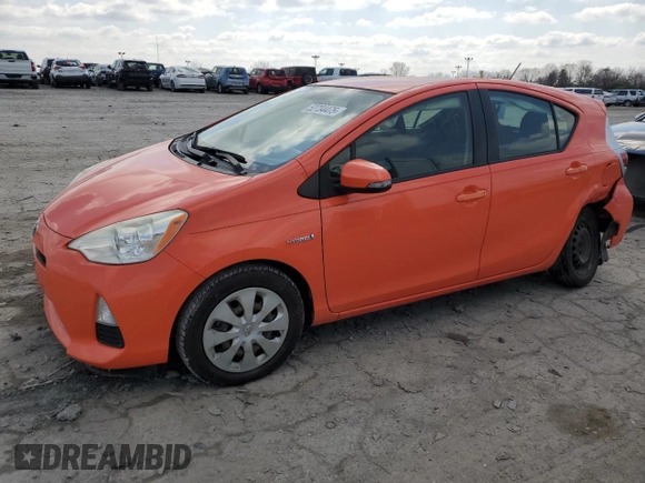 2012 Toyota Prius One with VIN JTDKDTB32C1004331, listed as a Copart auction lot 52734475 with 103,807 mi miles and Salvage Title. Bid and sale history available at carsss.com. Image 1.