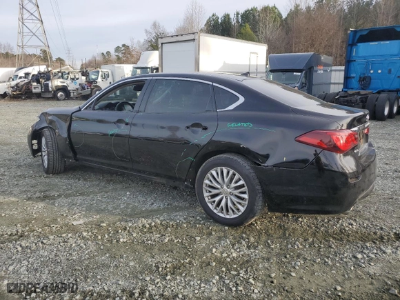 2015 Infiniti Q70L with VIN JN1BY1PR1FM830745, listed as a Copart auction lot 84815474 with NaN miles and Salvage Title. Bid and sale history available at carsss.com. Image 2.