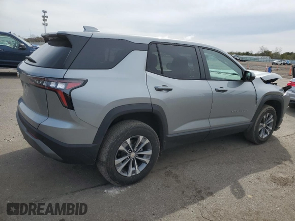 2025 Chevrolet Equinox FWD LT with VIN 3GNAXHEG5SL189293, listed as a Copart auction lot 51350735 with 1,763 mi miles and Salvage Title. Bid and sale history available at DreamBid. Image 3.