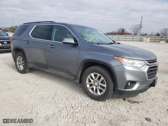 2020 Chevrolet Traverse LT Leather with VIN 1GNEVHKW3LJ215305, listed as a Copart auction lot 45546015 with 144,932 mi miles and Salvage Title. Bid and sale history available at carsss.com. Image 4.
