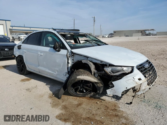 2016 Audi A3 Premium with VIN WAUA7GFF4G1002355, listed as a Copart auction lot 56908755 with 120,009 mi miles and Salvage title. Bid and sale history available at DreamBid. Image 4.