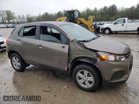 2021 Chevrolet Trax LS with VIN KL7CJNSBXMB356453, listed as a Copart auction lot 51761215 with 43,828 mi miles and Salvage Title. Bid and sale history available at carsss.com. Image 4.