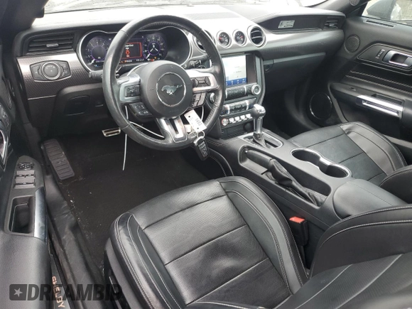 2022 Ford Mustang GT Premium with VIN 1FATP8FF4N5116885, listed as a Copart auction lot 89044225 with 28,490 mi miles and Clean title. Bid and sale history available at DreamBid. Image 8.