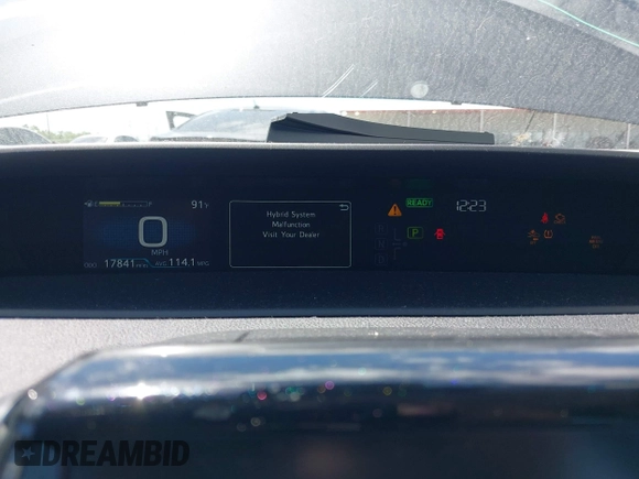 2021 Toyota Prius LE with VIN JTDKAMFP3M3193640, listed as a IAAI auction lot 42023593 with 17,841 mi miles and . Bid and sale history available at DreamBid. Image 7.