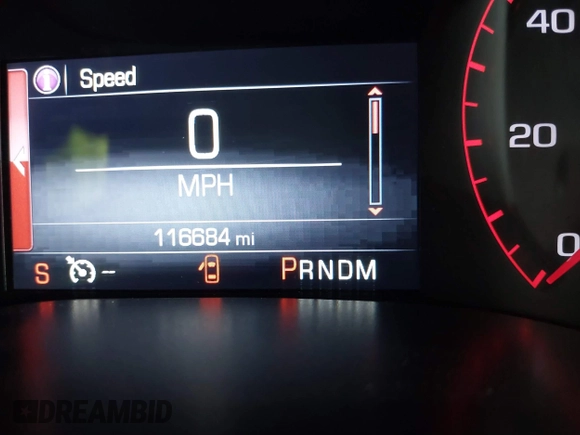 2016 GMC Canyon 4WD SLE with VIN 1GTG6CE38G1165896, listed as a IAAI auction lot 40716621 with 116,684 mi miles. Bid and sale history available at carsss.com. Image 15.