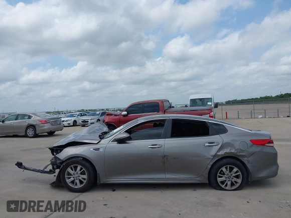 2018 Kia Optima LX with VIN 5XXGT4L38JG237631, listed as a IAAI auction lot 42286779 with 156,471 mi miles and . Bid and sale history available at DreamBid. Image 13.