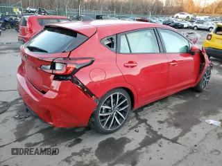 2024 Subaru Impreza Sport with VIN JF1GUAFC6R8327386, listed as a Copart auction lot 79927694 with 0 mi miles and Salvage Title. Bid and sale history available at carsss.com. Image 3.