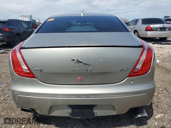 2013 Jaguar XJ with VIN SAJWA1C75D8V50969, listed as a Copart auction lot 53834985 with Not Provided miles and Salvage Title. Bid and sale history available at DreamBid. Image 6.