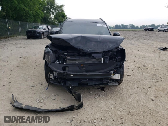 2025 Kia Telluride SX-Prestige X-Line with VIN 5XYP5DGC9SG593927, listed as a Copart auction lot 60435035 with 7,925 mi miles and Salvage title. Bid and sale history available at DreamBid. Image 5.