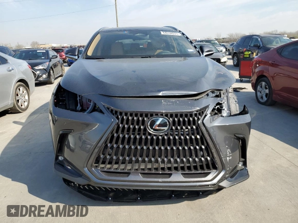 2022 Lexus NX with VIN JTJGKCEZ2N5005578, listed as a Copart auction lot 44634033 with 2,037 mi miles. Bid and sale history available at carsss.com. Image 5.