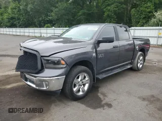 2017 Ram 1500 Big Horn z VIN 1C6RR7LT1HS593032, wystawiony jako Copart lot #61803355 z przebiegiem 117 226 mil mil oraz Szkoda całkowita • Salvage title. Historia ofert i sprzedaży dostępna na DreamBid. Obrazek 1.