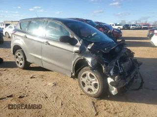2017 Ford Escape S with VIN 1FMCU0F76HUE02420, listed as a Copart auction lot 45992035 with Not provided miles and Salvage title. Bid and sale history available at DreamBid. Image 4.