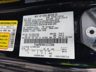 2020 Ford Mustang EcoBoost with VIN 1FA6P8TH9L5172336, listed as a IAAI auction lot 42488099 with 42,773 mi miles and . Bid and sale history available at DreamBid. Image 9.