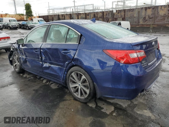 2017 Subaru Legacy Limited with VIN 4S3BNAN68H3049843, listed as a Copart auction lot 55109283 with 72,563 mi miles. Bid and sale history available at carsss.com. Image 2.