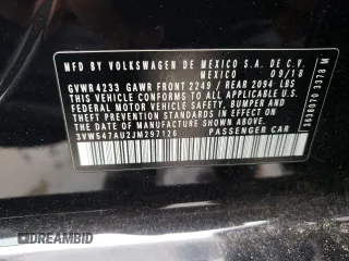 2018 Volkswagen Golf GTI S with VIN 3VW547AU2JM297126, listed as a Copart auction lot 46147923 with 30,437 mi miles. Bid and sale history available at carsss.com. Image 12.