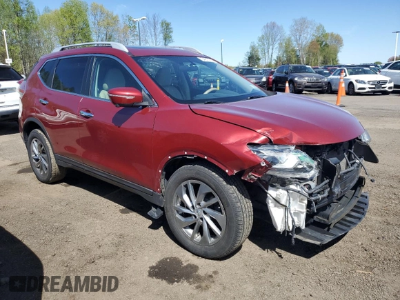 2015 Nissan Rogue SL z VIN 5N1AT2MV3FC795867, wystawiony jako Copart lot #54910715 z przebiegiem 99 328 mil mil oraz Szkoda całkowita • Salvage title. Historia ofert i sprzedaży dostępna na DreamBid. Obrazek 4.