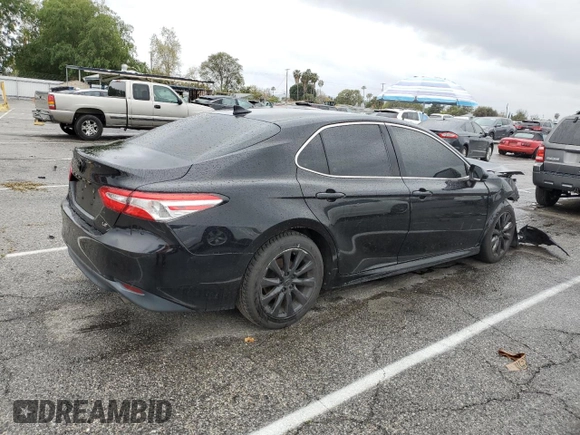 2020 Toyota Camry LE with VIN 4T1C11AK6LU330542, listed as a Copart auction lot 48256735 with 149,076 mi miles and Salvage Title. Bid and sale history available at carsss.com. Image 3.