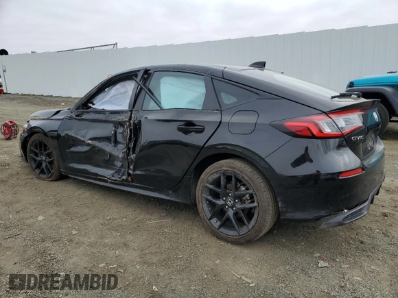 2023 Honda Civic Sport with VIN 19XFL2H83PE007243, listed as a Copart auction lot 47682685 with Not Provided miles and Salvage Title. Bid and sale history available at DreamBid. Image 2.