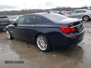 2014 BMW 7 Series 750i xDrive with VIN WBAYB6C57ED224998, listed as a Copart auction lot 81931474 with 0 mi miles and Salvage Title. Bid and sale history available at carsss.com. Image 2.