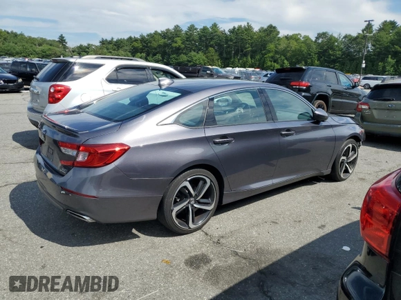 2019 Honda Accord Sport with VIN 1HGCV2E32KA012548, listed as a Copart auction lot 62986365 with 23,929 mi miles and Salvage title. Bid and sale history available at DreamBid. Image 3.