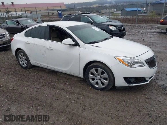 2015 Buick Regal Premium I with VIN 2G4GM5ER4F9183209, listed as a IAAI auction lot 42010479 with 140,545 mi miles. Bid and sale history available at carsss.com. Image 1.