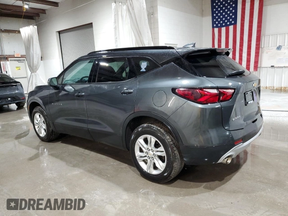 2020 Chevrolet Blazer LT with VIN 3GNKBCRSXLS675917, listed as a Copart auction lot 58688545 with 65,415 mi miles and Salvage title. Bid and sale history available at DreamBid. Image 2.