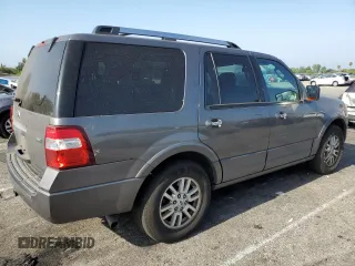 2013 Ford Expedition Limited with VIN 1FMJU1K55DEF64318, listed as a Copart auction lot 63519735 with 93,235 mi miles and Salvage title. Bid and sale history available at DreamBid. Image 3.