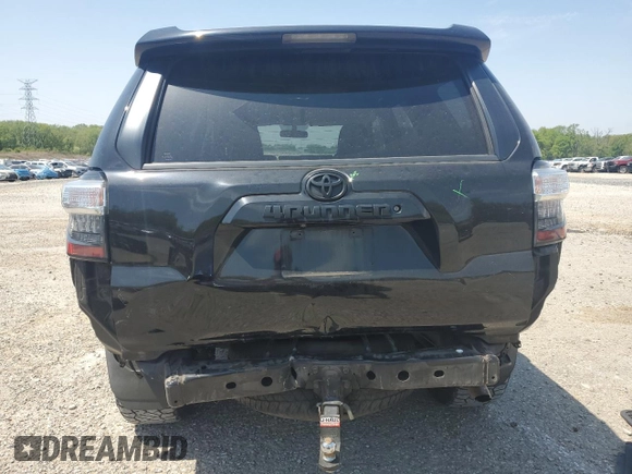 2018 Toyota 4Runner SR5 with VIN JTEBU5JR3J5517980, listed as a Copart auction lot 52651355 with 170,335 mi miles and Salvage Title. Bid and sale history available at carsss.com. Image 6.