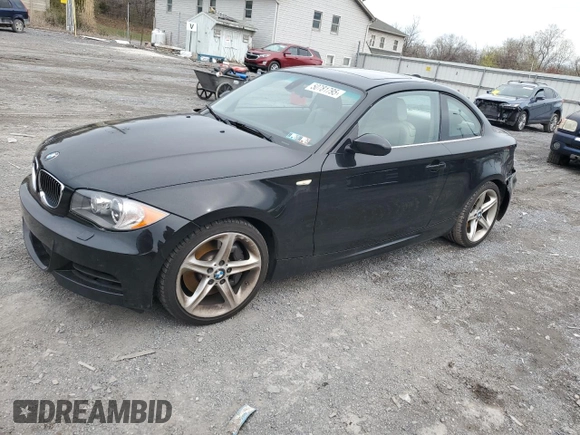 2009 BMW 1 Series 135i with VIN WBAUC73519VK79934, listed as a Copart auction lot 50781795 with 96,817 mi miles and Salvage title. Bid and sale history available at DreamBid. Image 1.