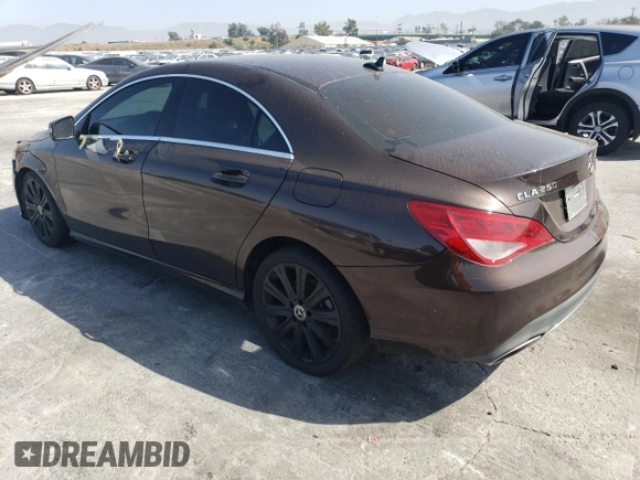 2018 Mercedes-Benz CLA 250 with VIN WDDSJ4EB5JN695481, listed as a Copart auction lot 50091413 with 61,925 mi miles and . Bid and sale history available at DreamBid. Image 2.