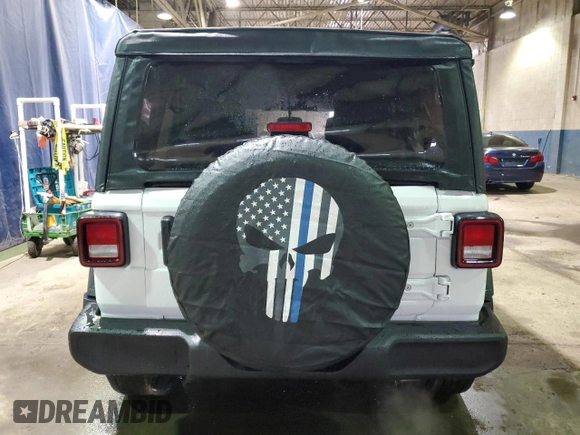 2023 Jeep Wrangler Sport with VIN 1C4HJXDN8PW671759, listed as a Copart auction lot 85697544 with 32,745 mi miles and Clean Title. Bid and sale history available at DreamBid. Image 6.