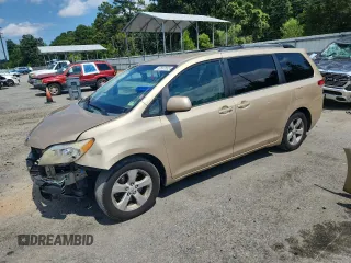 2012 Toyota Sienna LE AAS with VIN 5TDKK3DC4CS243904, listed as a Copart auction lot 62687655 with 208,460 mi miles and Salvage title. Bid and sale history available at DreamBid. Image 1.