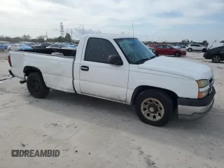 2007 Chevrolet Silverado 1500 LS with VIN 1GCEC14V27Z204071, listed as a Copart auction lot 50455645 with 123,355 mi miles and Salvage Title. Bid and sale history available at carsss.com. Image 4.