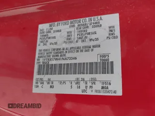 2001 Ford F-150 XL с VIN 1FTRX17W41NA73346, выставлен на аукционе IAAI как лот 42295439 с пробегом Не указан миль и . История ставок и продаж доступна на DreamBid. Изображение 9.