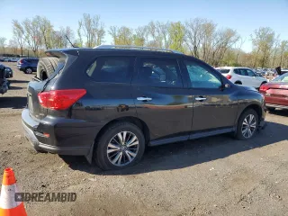 2017 Nissan Pathfinder SL with VIN 5N1DR2MM2HC629331, listed as a Copart auction lot 54307485 with 155,383 mi miles and Salvage Title. Bid and sale history available at DreamBid. Image 3.