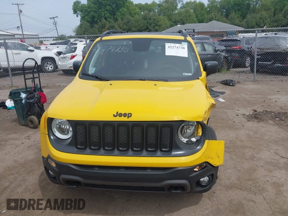 2018 Jeep Renegade Upland z VIN ZACCJBABXJPJ08673, wystawiony jako IAAI lot #42274730 z przebiegiem 150 170 mil mil oraz . Historia ofert i sprzedaży dostępna na DreamBid. Obrazek 12.