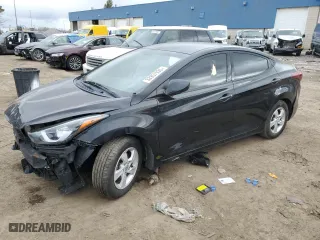 2014 Hyundai Elantra SE with VIN KMHDH4AE5EU074649, listed as a Copart auction lot 52957935 with 0 mi miles and Clean Title. Bid and sale history available at carsss.com. Image 1.