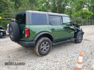 2024 Ford Bronco Big Bend with VIN 1FMDE7BH3RLB41134, listed as a Copart auction lot 61553545 with 3,024 mi miles and Salvage title. Bid and sale history available at DreamBid. Image 3.
