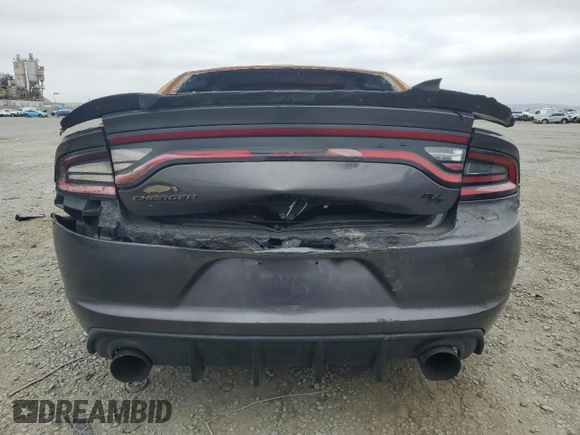 2016 Dodge Charger R/T with VIN 2C3CDXCT5GH302085, listed as a Copart auction lot 57583955 with Not provided miles and Non repairable. Bid and sale history available at DreamBid. Image 6.