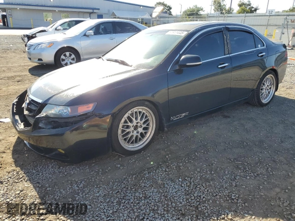 2004 Acura TSX w/Navigation with VIN JH4CL96994C005103, listed as a Copart auction lot 57911445 with 273,458 mi miles and Salvage title. Bid and sale history available at DreamBid. Image 1.