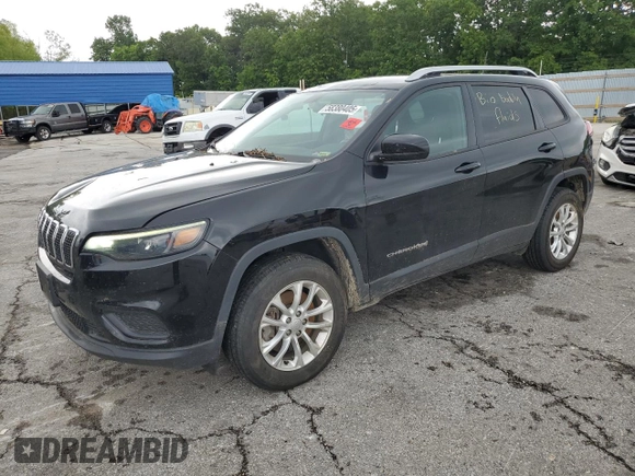 2020 Jeep Cherokee Latitude z VIN 1C4PJMCB5LD572730, wystawiony jako Copart lot #58380405 z przebiegiem 127 542 mil mil oraz Szkoda całkowita • Salvage title. Historia ofert i sprzedaży dostępna na DreamBid. Obrazek 1.