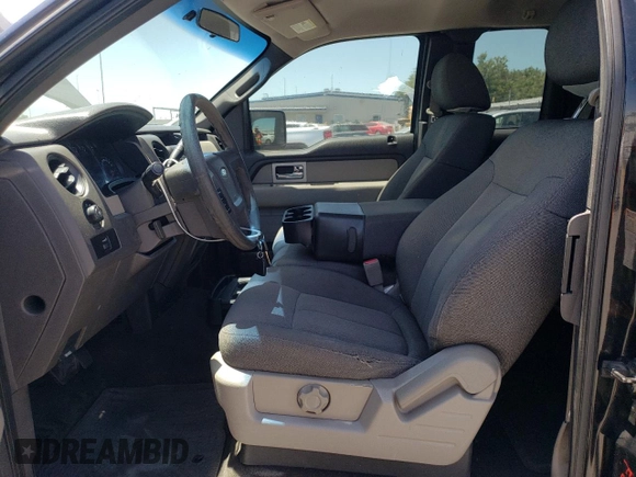 2010 Ford F-150 XL with VIN 1FTEX1CW5AKE07504, listed as a Copart auction lot 61187575 with 176,296 mi miles and Salvage title. Bid and sale history available at DreamBid. Image 7.