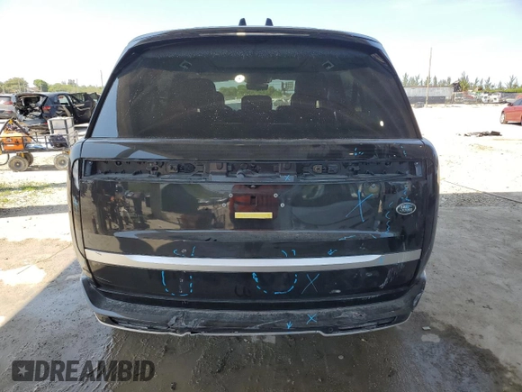 2023 Land Rover Range Rover with VIN SALK1BE72PA033361, listed as a Copart auction lot 55916455 with 37,877 mi miles and Salvage Title. Bid and sale history available at DreamBid. Image 6.