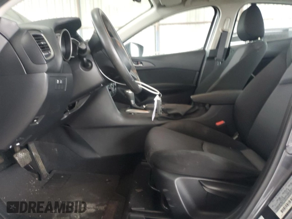 2015 Mazda 3 i SV with VIN JM1BM1T76F1272552, listed as a Copart auction lot 84096414 with 126,410 mi miles and Salvage Title. Bid and sale history available at DreamBid. Image 7.