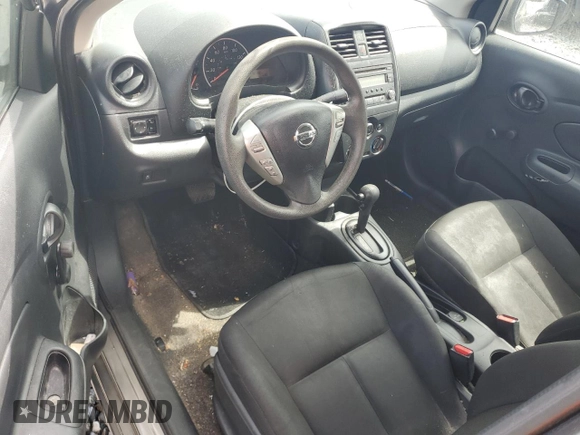 2016 Nissan Versa S Plus with VIN 3N1CN7AP3GL858114, listed as a Copart auction lot 58776255 with 92,180 mi miles and Salvage title. Bid and sale history available at DreamBid. Image 8.
